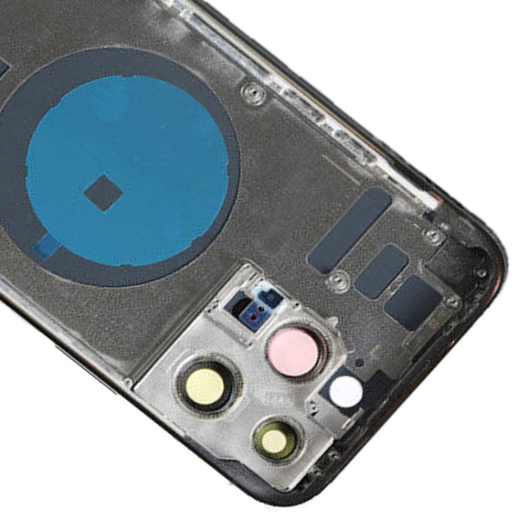 For iPhone 14 Pro Max Battery Back Cover with Side Keys & Card Tray, Version:China Version(Purple)