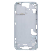 For iPhone 15 Middle Frame Bezel Plate with Side Keys + Card Tray, Version:US Version(Blue)