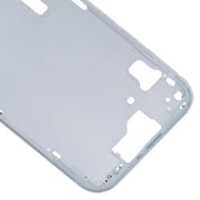 For iPhone 15 Middle Frame Bezel Plate with Side Keys + Card Tray, Version:US Version(Blue)