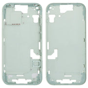 For iPhone 15 Middle Frame Bezel Plate with Side Keys + Card Tray, Version:China Version(Green)