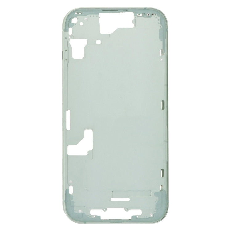 For iPhone 15 Middle Frame Bezel Plate with Side Keys + Card Tray, Version:China Version(Green)