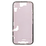 For iPhone 15 Middle Frame Bezel Plate with Side Keys + Card Tray, Version:China Version(Pink)