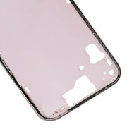 For iPhone 15 Middle Frame Bezel Plate with Side Keys + Card Tray, Version:CE EU Version(Pink)