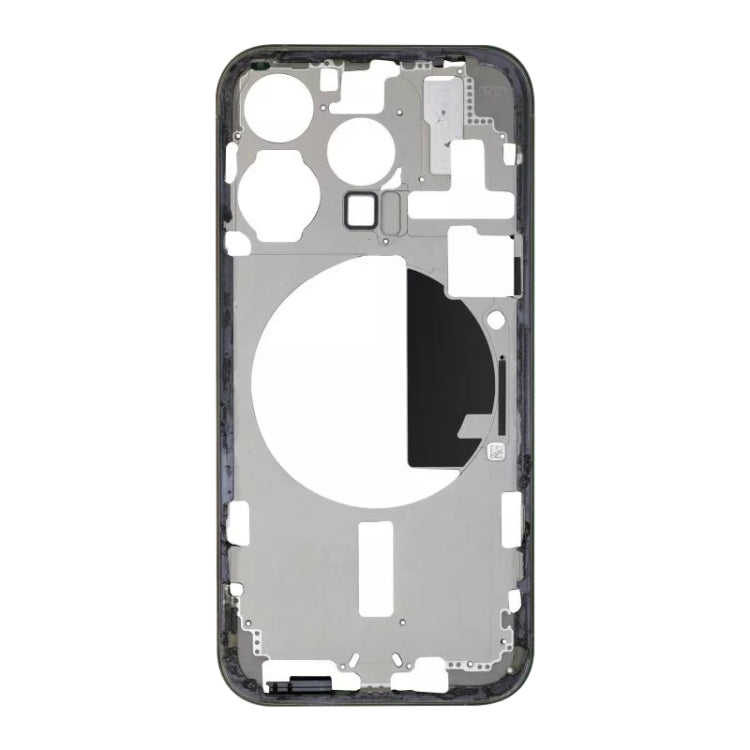 For iPhone 15 Pro Middle Frame Bezel Plate with Side Keys + Card Tray, Version:China Version(Black)