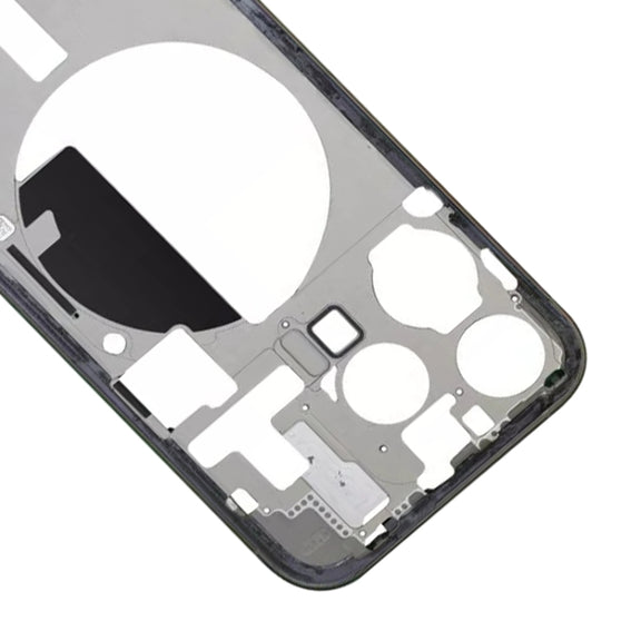 For iPhone 15 Pro Middle Frame Bezel Plate with Side Keys + Card Tray, Version:US Version(Black)
