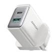 JOYROOM JR-TCF15 30W USB+USB-C / Type-C Fast Charger, Specification:UK Plug(White) - USB Charger by JOYROOM | Online Shopping South Africa | PMC TechLife | Buy Now Pay Later Mobicred