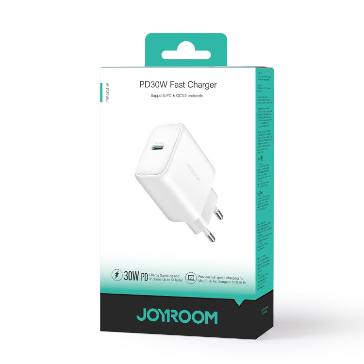 JOYROOM JR-TCF24 30W USB-C / Type-C Fast Charger, Specification:EU Plug(White)