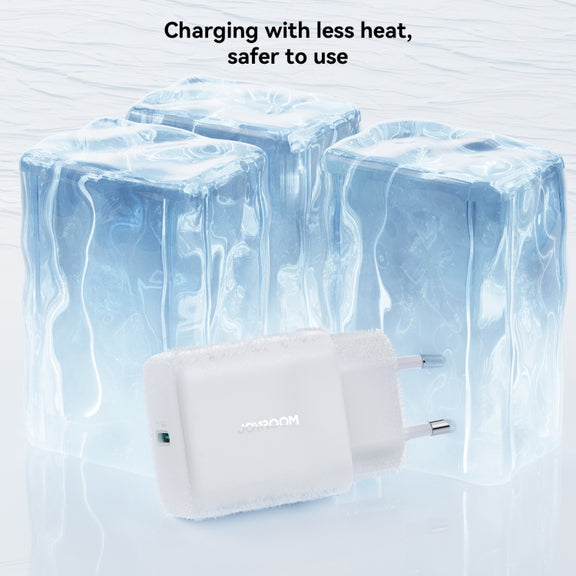 JOYROOM JR-TCF24 30W USB-C / Type-C Fast Charger with Cable Set, Specification:EU Plug(White)