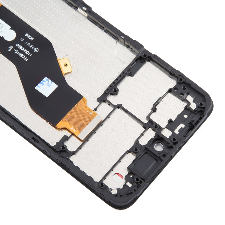 For Tecno Spark 20C BG7n OEM LCD Screen Digitizer Full Assembly With Frame