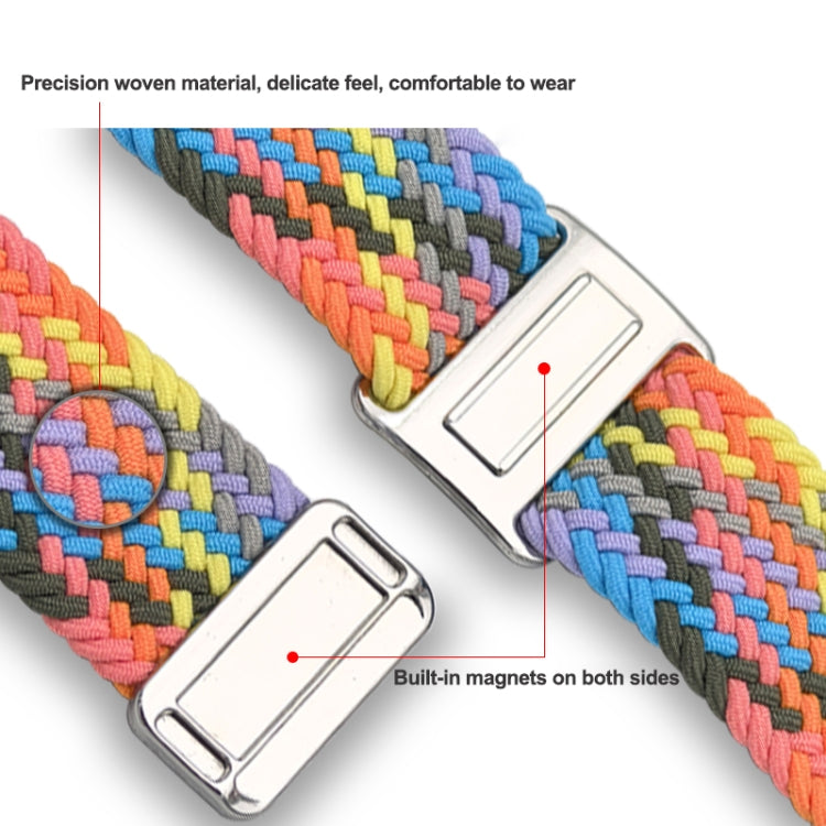 For Samsung Galaxy Watch Ultra 47mm Nylon Loop Magnetic Buckle Watch Band(Fog Blue)