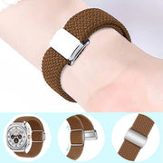 For Samsung Galaxy Watch Ultra 47mm Nylon Loop Magnetic Buckle Watch Band(Rock Blue)