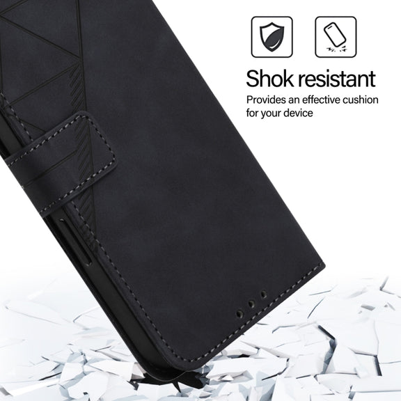 For Redmi K70 Ultra 5G Global Crossbody 3D Embossed Flip Leather Phone Case(Black)