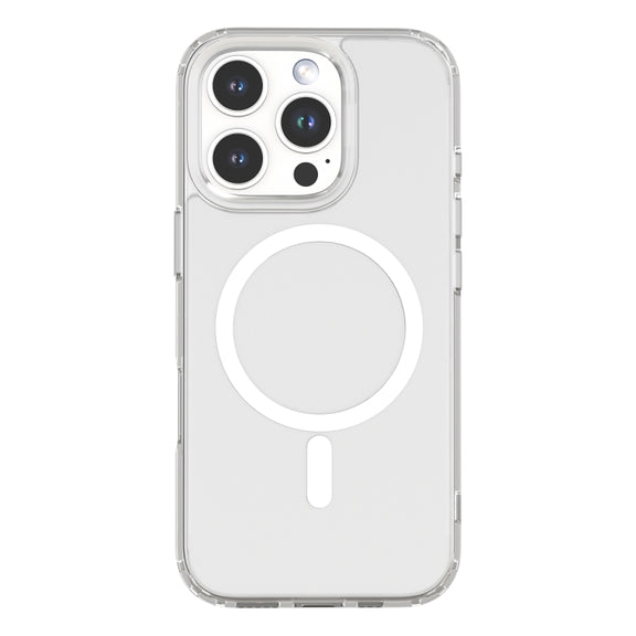 For iPhone 16 Mutural Ice Series MagSafe Magnetic TPU Phone Case(Transparent)