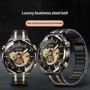 22mm AP Style Chain Magnetic Buckle Stainless Steel Watch Band(Silver)