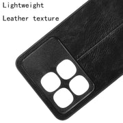 For Redmi K70 Ultra Cow Pattern Sewing Back Cover Phone Case(Black)