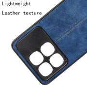 For Redmi K70 Ultra Cow Pattern Sewing Back Cover Phone Case(Blue)