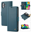 For iPhone 16 Plus LC.IMEEKE Skin-friendly Card Slots Leather Phone Case(Blue) - iPhone 16 Plus Cases by LC.IMEEKE | Online Shopping South Africa | PMC TechLife | Buy Now Pay Later Mobicred