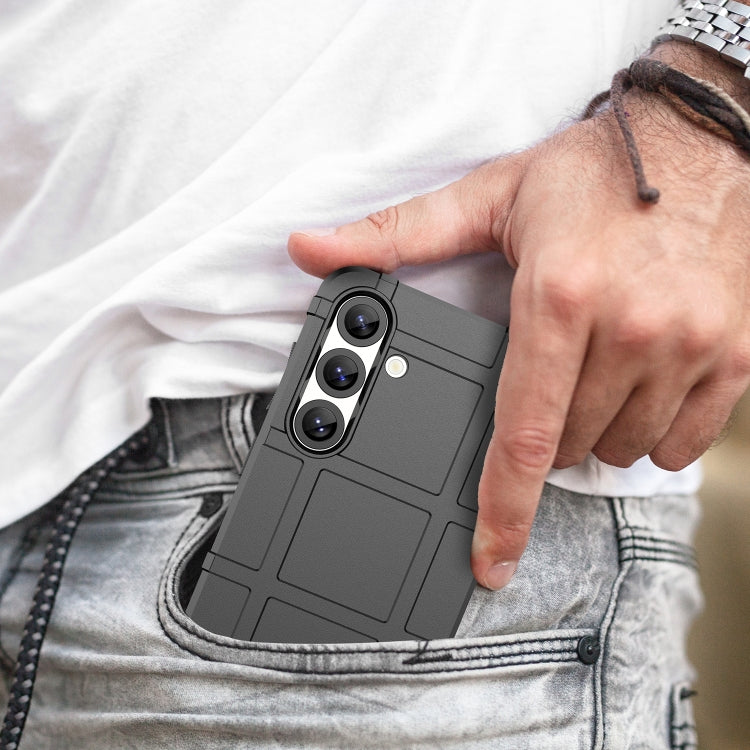 For Samsung Galaxy S25 5G Full Coverage Shockproof TPU Phone Case(Black)