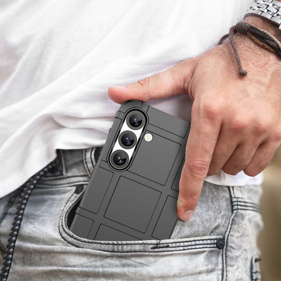 For Samsung Galaxy S25 5G Full Coverage Shockproof TPU Phone Case(Black)