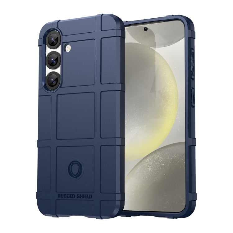 For Samsung Galaxy S25 5G Full Coverage Shockproof TPU Phone Case(Blue)