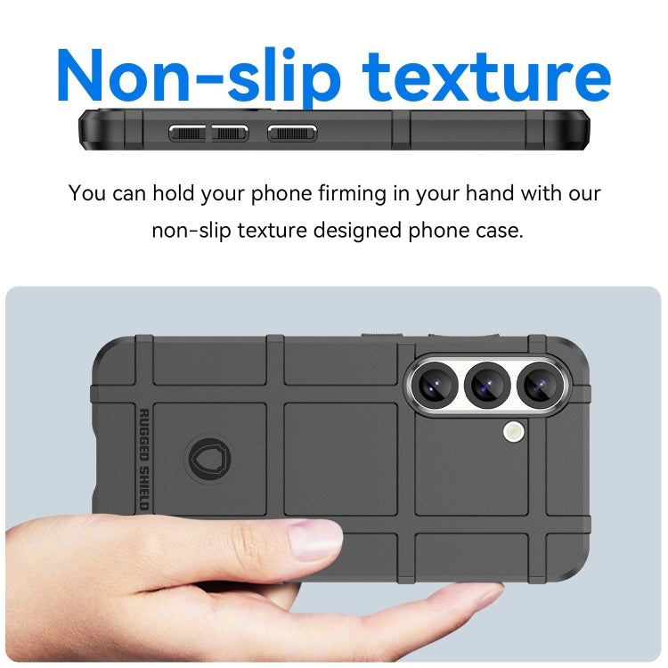 For Samsung Galaxy S25+ 5G Full Coverage Shockproof TPU Phone Case(Black)