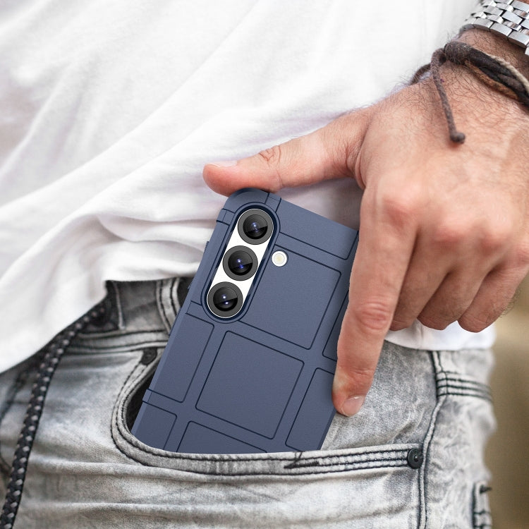For Samsung Galaxy S25+ 5G Full Coverage Shockproof TPU Phone Case(Blue)