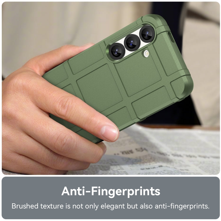 For Samsung Galaxy S25+ 5G Full Coverage Shockproof TPU Phone Case(Green)
