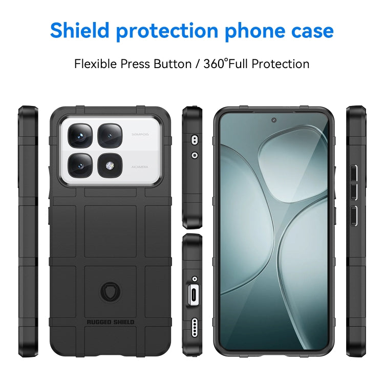 For Redmi K70 Ultra Full Coverage Shockproof TPU Phone Case(Black)