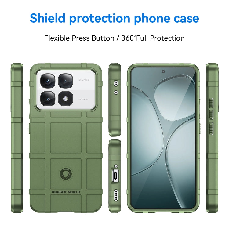 For Redmi K70 Ultra Full Coverage Shockproof TPU Phone Case(Green)