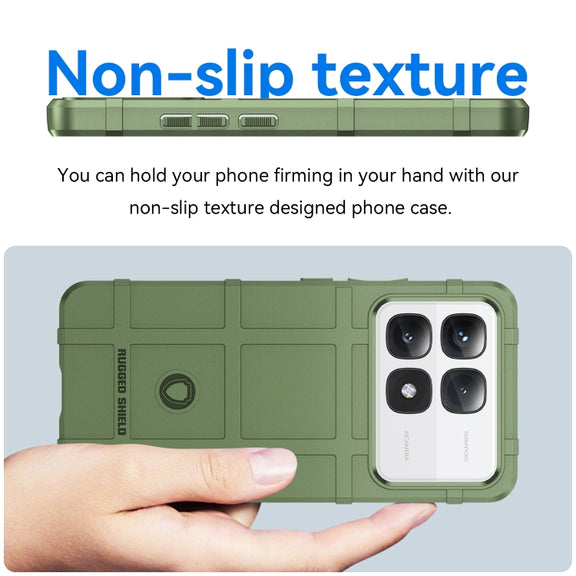 For Redmi K70 Ultra Full Coverage Shockproof TPU Phone Case(Green)