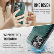 For iPhone 16 Pro Max MAGKING K1 MagSafe Detachable Wallet RFID Back Cover Phone Case(Green)