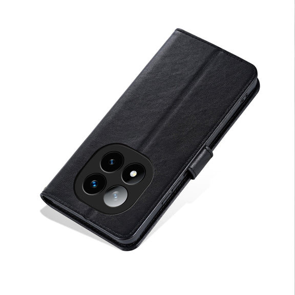 For Redmi Note 14 Pro+ 5G AZNS Sheepskin Texture Flip Leather Phone Case(Black)