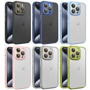 For iPhone 16 Pro Side Cooling Skin Feel Frosted Phone Case(Blue)