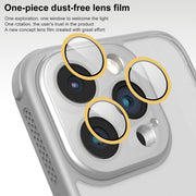 For iPhone 16 Side Cooling Skin Feel Frosted Phone Case(Sky Blue)