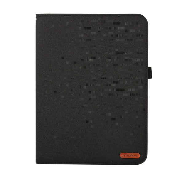 For OnePlus Pad Pro 12.1 Fabric Leather Tablet Case(Black)