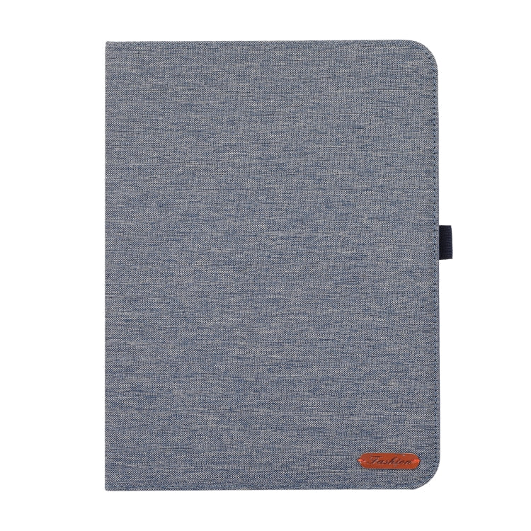 For OnePlus Pad Pro 12.1 Fabric Texture Horizontal Flip Leather Tablet Case(Blue)