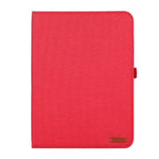 For OnePlus Pad Pro 12.1 Fabric Leather Tablet Case(Red)