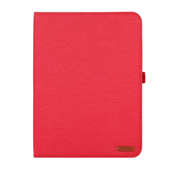 For OnePlus Pad Pro 12.1 Fabric Leather Tablet Case(Red)