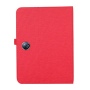 For OnePlus Pad Pro 12.1 Fabric Leather Tablet Case(Red)