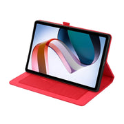 For OnePlus Pad Pro 12.1 Fabric Leather Tablet Case(Red)