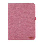 For OnePlus Pad Pro 12.1 Fabric Leather Tablet Case(Rose Red)