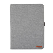 For OnePlus Pad Pro 12.1 Fabric Leather Tablet Case(Grey)