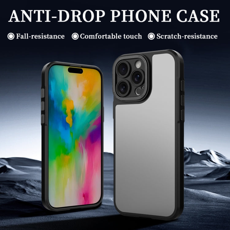 For iPhone 16 Pro Bodyguard Micro Matte PC Hybrid TPU Phone Case(Grey)