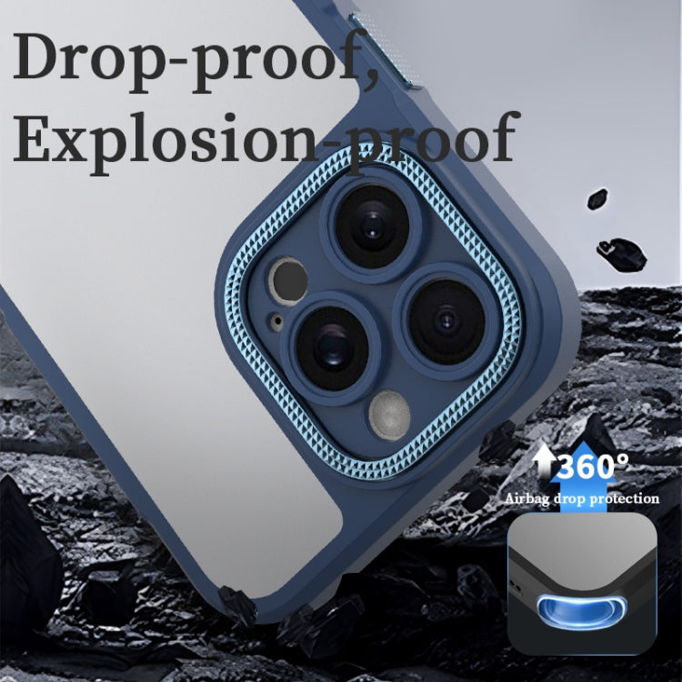 For iPhone 16 Pro Bodyguard Micro Matte PC Hybrid TPU Phone Case(Grey)
