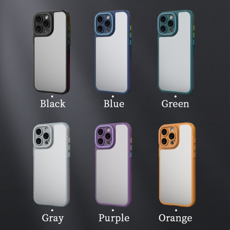 For iPhone 16 Pro Bodyguard Micro Matte PC Hybrid TPU Phone Case(Grey)