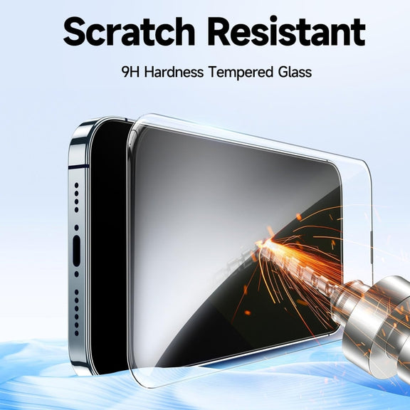For iPhone 16 Pro Max LK Easy Install HD Tempered Glass Film(Black)