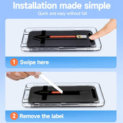 For iPhone 16 Plus LK Easy Install HD Tempered Glass Film(Black)