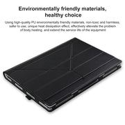 For Microsoft Surface Book 3 / 2 / 1 15 inch Deformation All-inclusive Leather Laptop Case(Black)