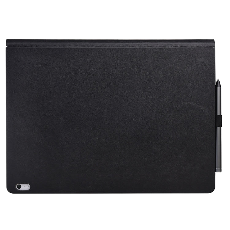 For Microsoft Surface Book 13.5 inch i5 Deformation All-inclusive Leather Laptop Case(Black)