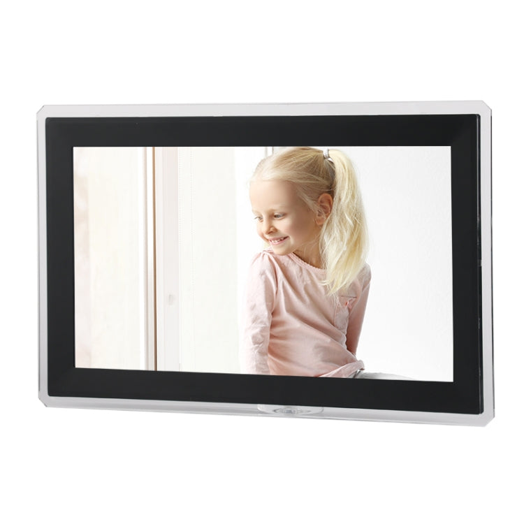 15.6 inch IPS Screen Digital Cloud Photo Frame Wall Mounted LED Advertising Machine, Plug Type:US Plug(Black)
